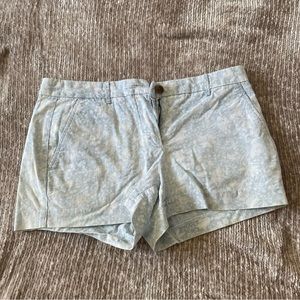 Gap Floral Design Blue and White Shorts, Size 2